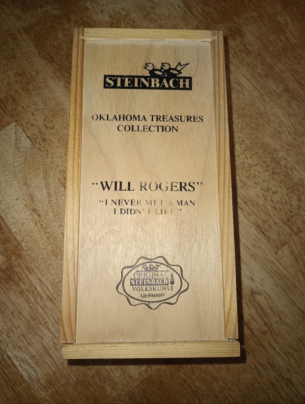 New Steinbach Special Issue. Oklahoma Treasures. Will Rogers Musical Nutcracker